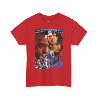 X Graphic Tee - Retro Rap Collage T-Shirt (Portrait Montage Design)