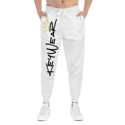 KeyWear White Athletic Joggers