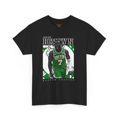Jaylen Brown Boston Celtics Graphic Tee — NBA Player Basketball Fan Shirt
