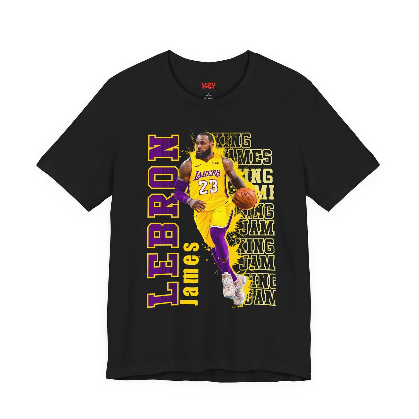Lebron James Unisex Jersey Tee, Basketball Fan Shirt, Sports Apparel, Gift for Him, Casual Wear, Lakers Merchandise