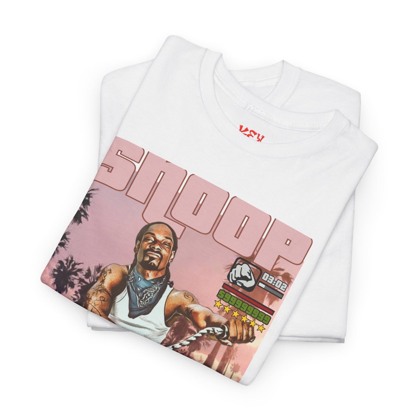 Snoop Retro Pink Hip-Hop Poster Tee