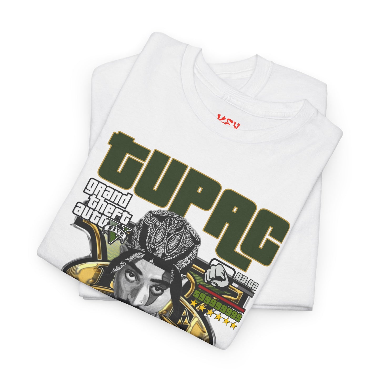 2pac Tribute Unisex Heavy Cotton Tee