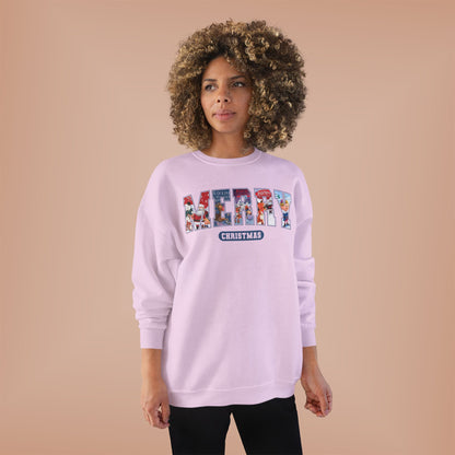 Merry Christmas Crewneck Sweatshirt — Festive Holiday Graphic Pullover