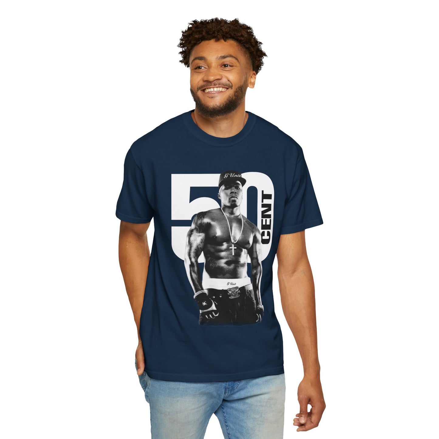 Retro 50 Cent Graphic T-shirt