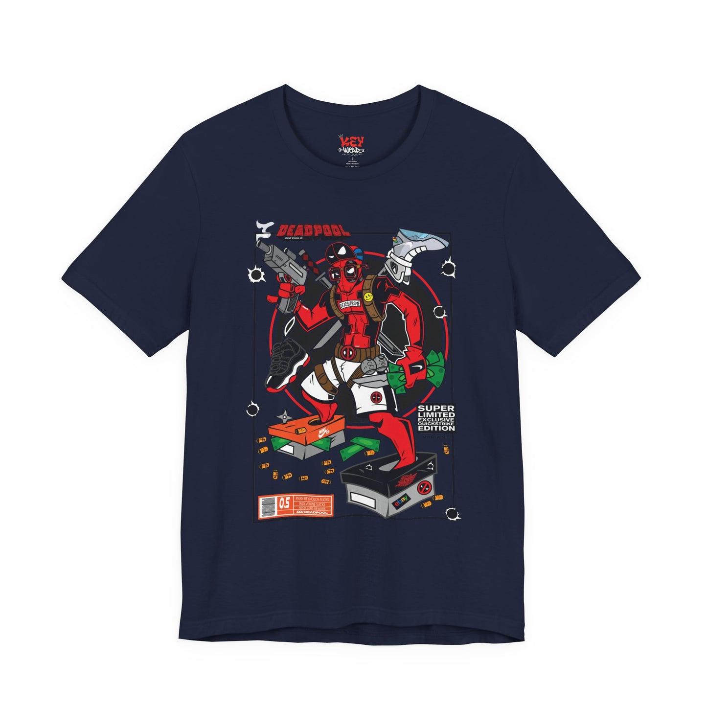 Deadpool Arcade Graphic Tee — Retro Gaming Comic T-Shirt