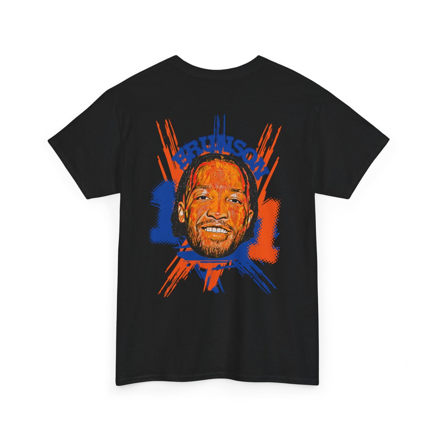 Brunson #11' Retro Portrait Basketball T-Shirt
