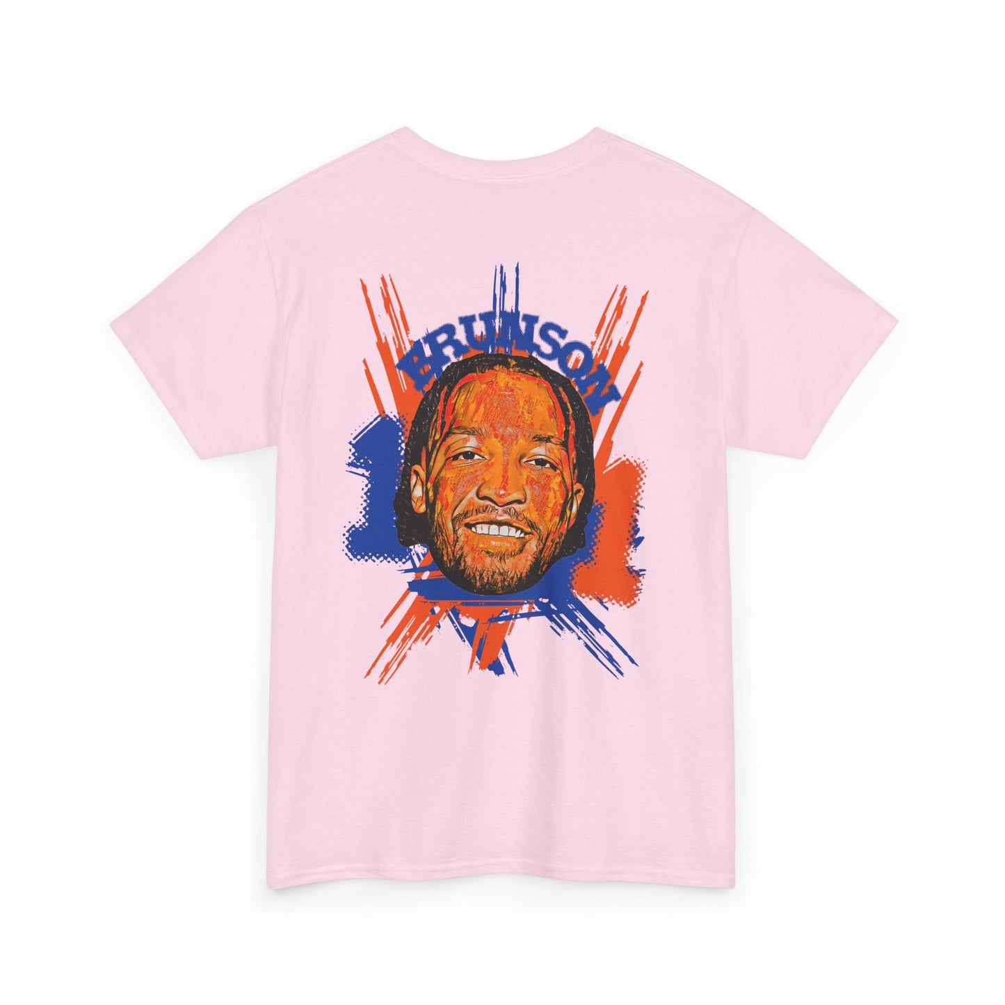 Brunson #11' Retro Portrait Basketball T-Shirt