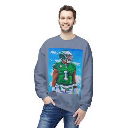 Jalen Hurts Athletic Art Fleece Crewneck Sweatshirt