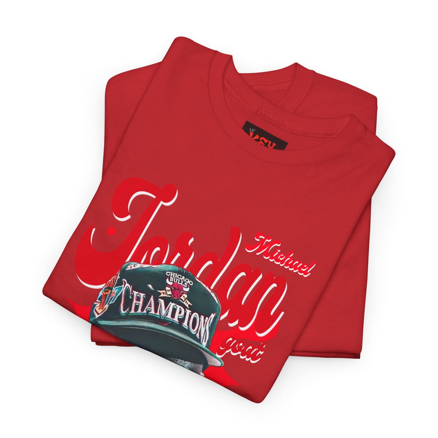 Jordan Champion Tee — Vintage Michael Jordan 6x Finals MVP Basketball Shirt
