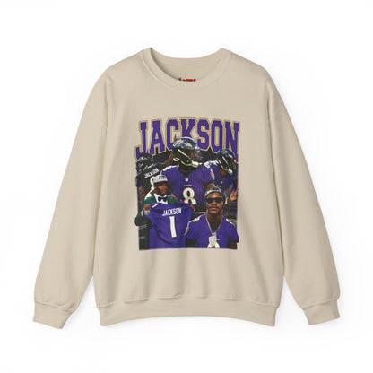 Lamar Jackson Graphic Crewneck Sweatshirt | Cozy Sports Apparel | Unisex Casual Wear | Perfect for Game Day, Gifts, Stylish & Comfy Sweatshirt
