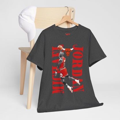 Michael Jordan Unisex Heavy Cotton Tee - Classic Basketball Style