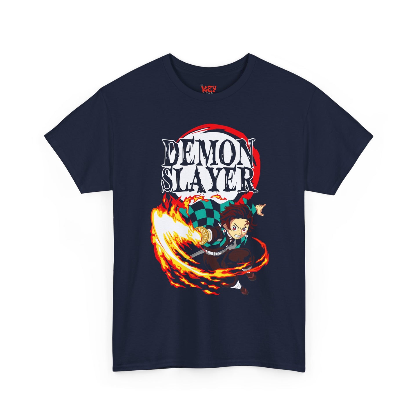 Demon Slayer Graphic Tee — Anime Flame Action Shirt