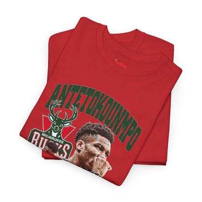 Giannis Antetokounmpo Unisex Heavy Cotton Tee - Basketball Fan Apparel