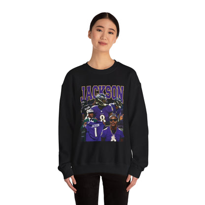 Lamar Jackson Graphic Crewneck Sweatshirt | Cozy Sports Apparel | Unisex Casual Wear | Perfect for Game Day, Gifts, Stylish & Comfy Sweatshirt