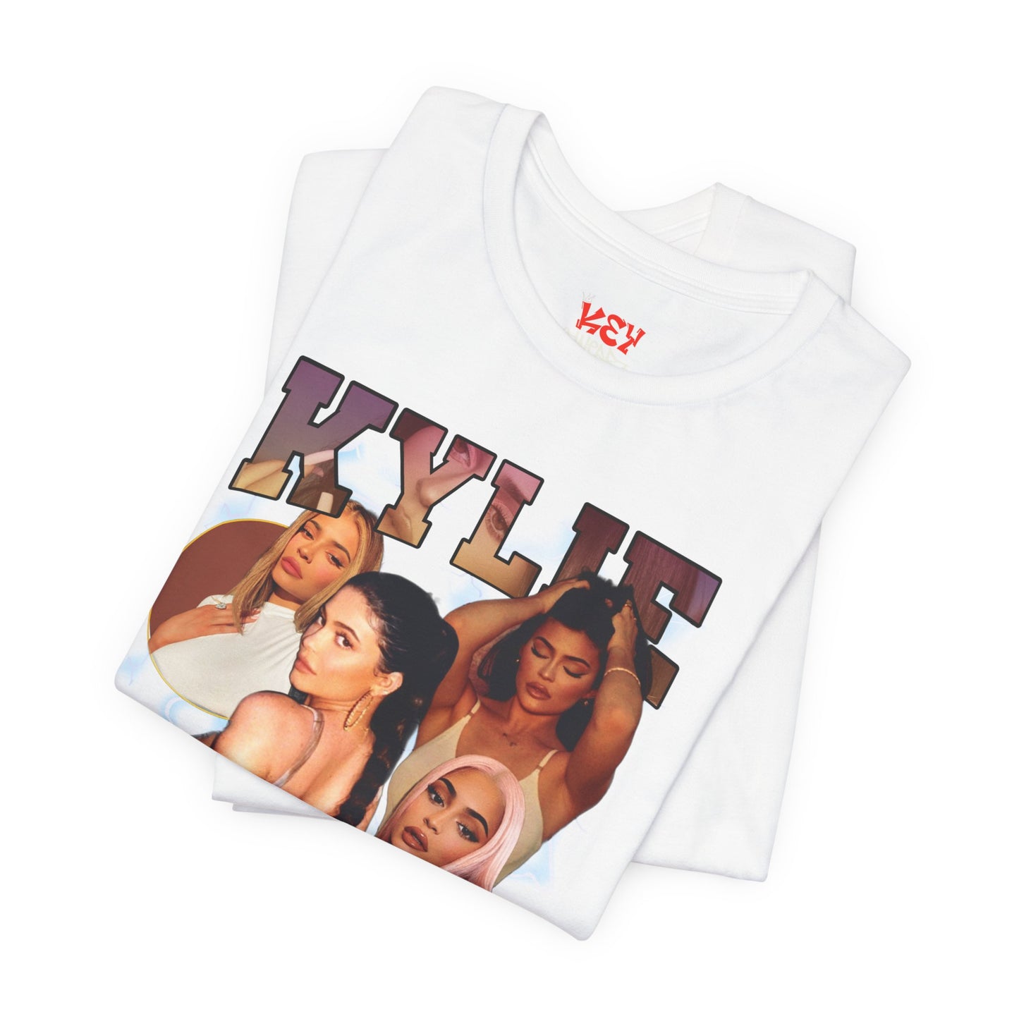 Bootleg Kylie Jenner Graphic Tee — Retro Collage