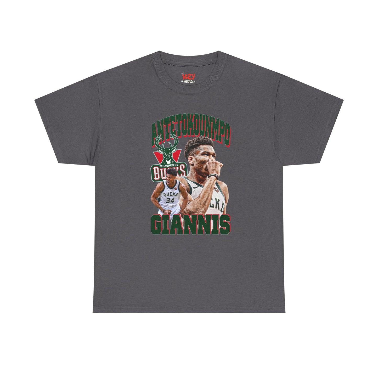 Giannis Antetokounmpo Unisex Heavy Cotton Tee - Basketball Fan Apparel