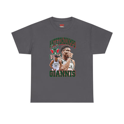 Giannis Antetokounmpo Unisex Heavy Cotton Tee - Basketball Fan Apparel