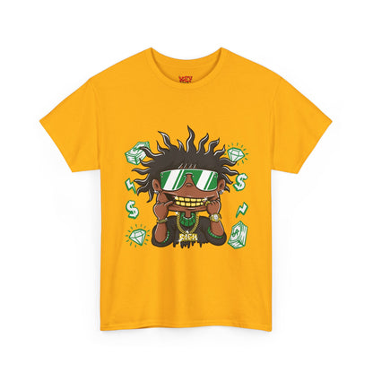 Money Eyes Graphic Tee — Cool Streetwear Cartoon Character T-Shirt