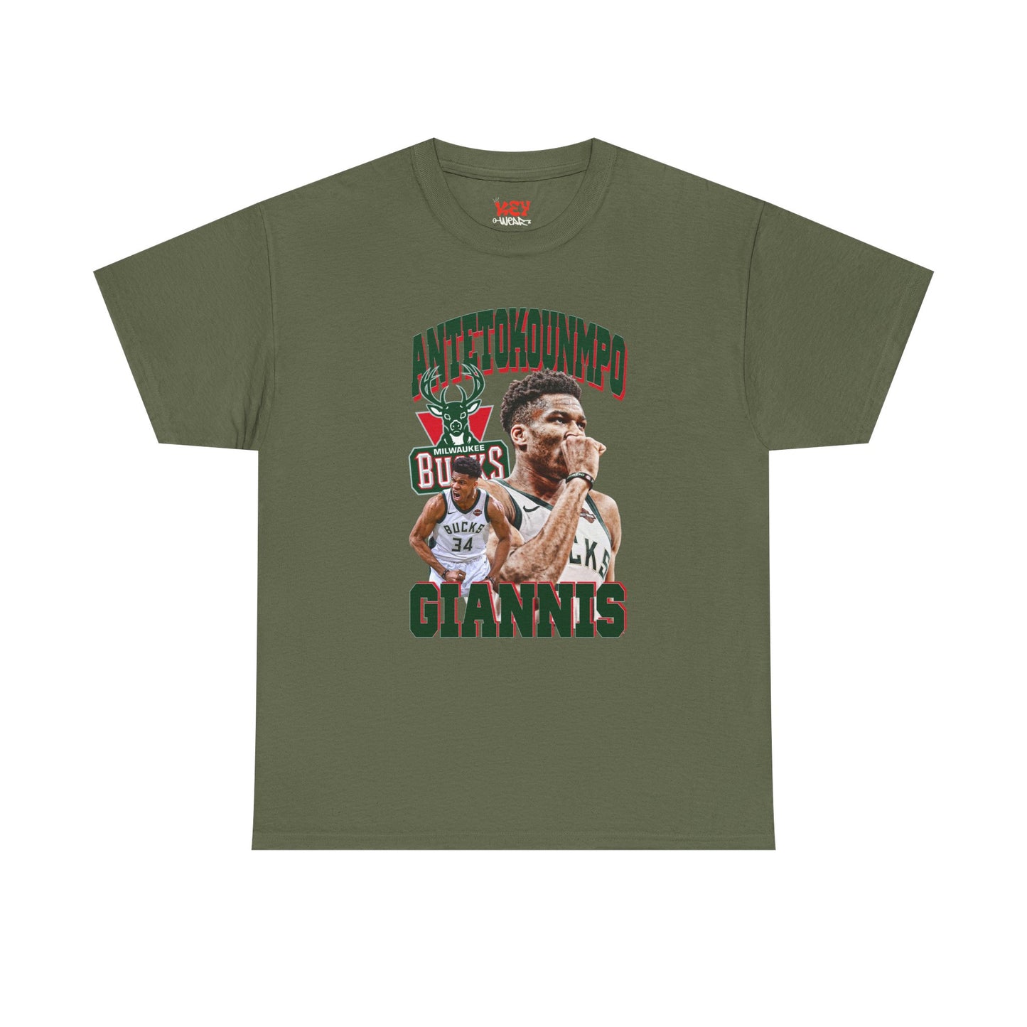Giannis Antetokounmpo Unisex Heavy Cotton Tee - Basketball Fan Apparel