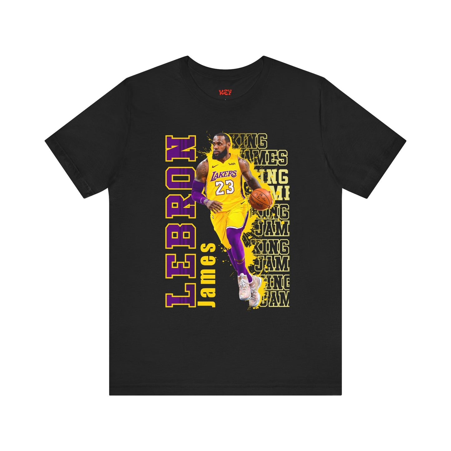 Lebron James Unisex Jersey Tee, Basketball Fan Shirt, Sports Apparel, Gift for Him, Casual Wear, Lakers Merchandise