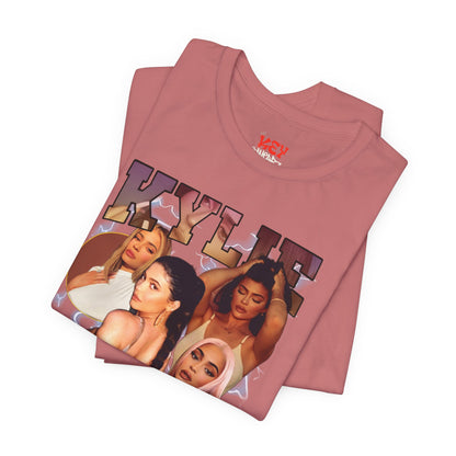 Bootleg Kylie Jenner Graphic Tee — Retro Collage