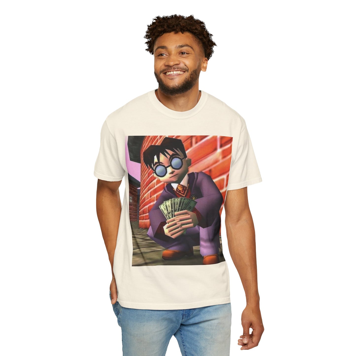 Harry Potter Retro Gamer Cash Graphic T-Shirt