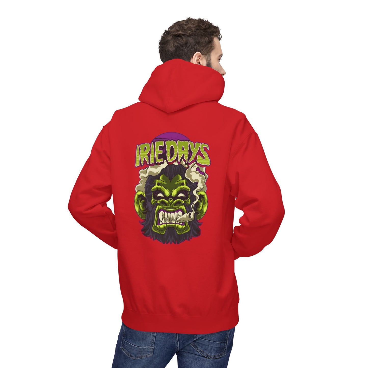 Irie Days Gorilla Graphic Hoodie — Green Monster Streetwear Pullover