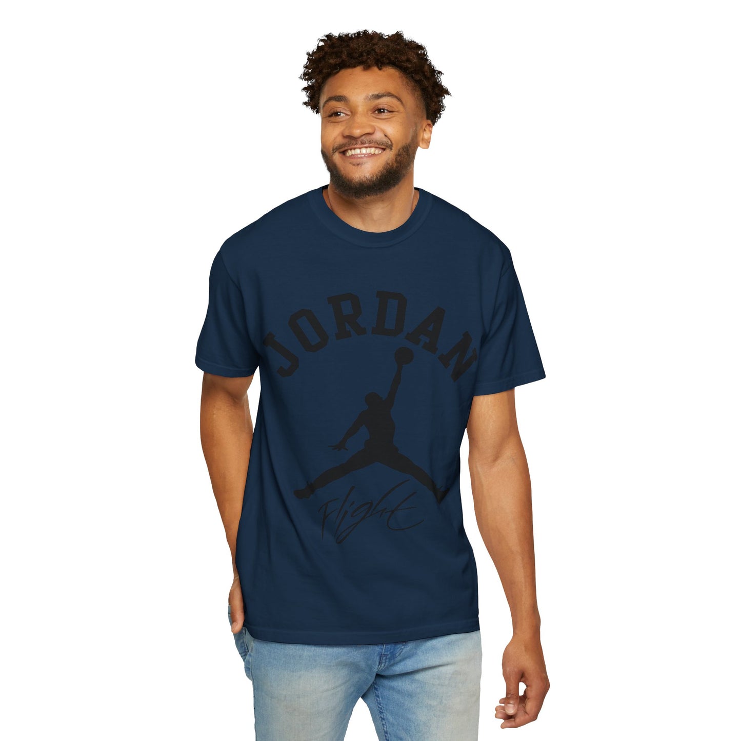 Jordan Flight T‑Shirt — Retro Basketball Logo Tee