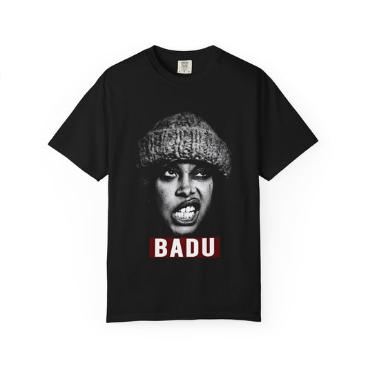 'BADU' Bold Portrait Streetwear T-Shirt