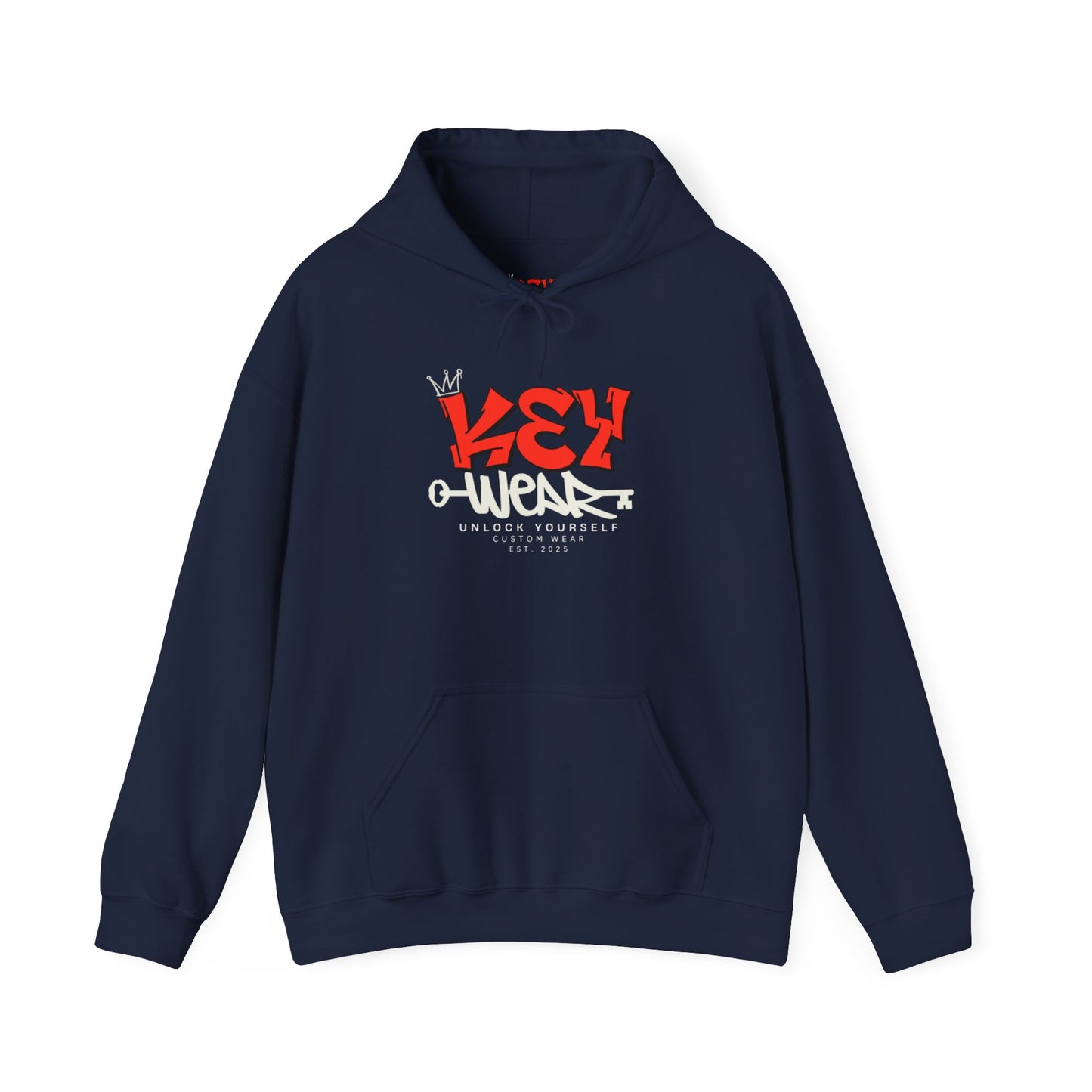 Graffiti Style Unisex Hoodie - KeyWear, Streetwear, Cozy Fashion, Urban Style