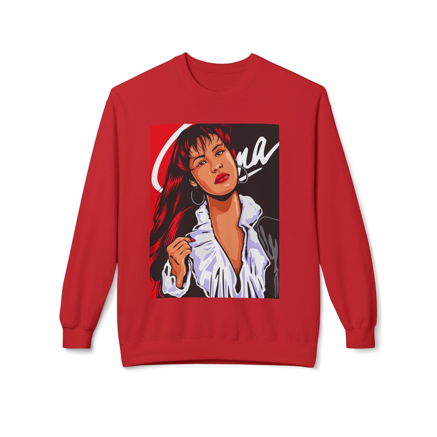 Selena Retro Pop Portrait Crewneck Sweatshirt