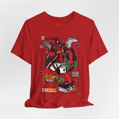 Deadpool Arcade Graphic Tee — Retro Gaming Comic T-Shirt