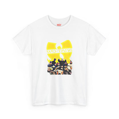 Wu-Tang Clan Logo Photo Tee — Yellow Icon Graphic T-Shirt