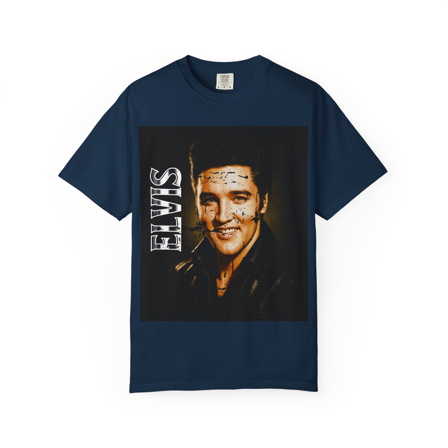 Elvis Vintage Rock Legend Portrait T-Shirt