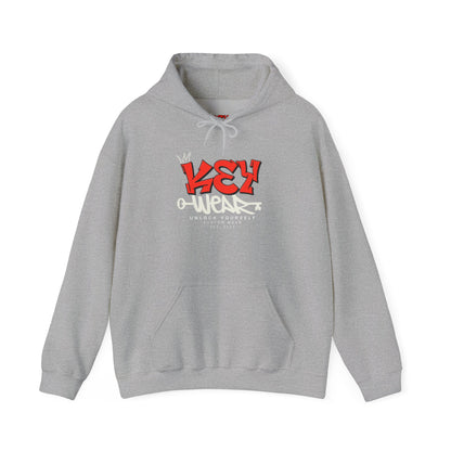 Graffiti Style Unisex Hoodie - KeyWear, Streetwear, Cozy Fashion, Urban Style