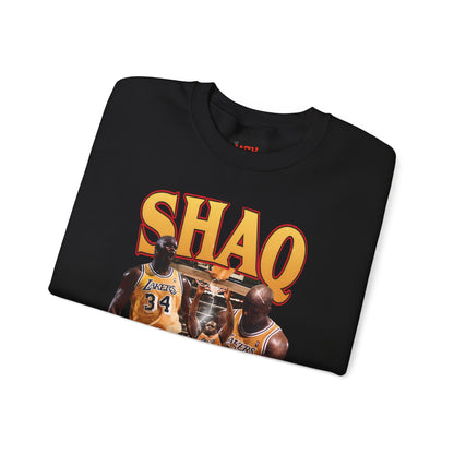 Shaq Attack Crewneck Sweatshirt, Basketball Apparel, Unisex Streetwear, Sports Fan Gift, Cozy Layering Essentials