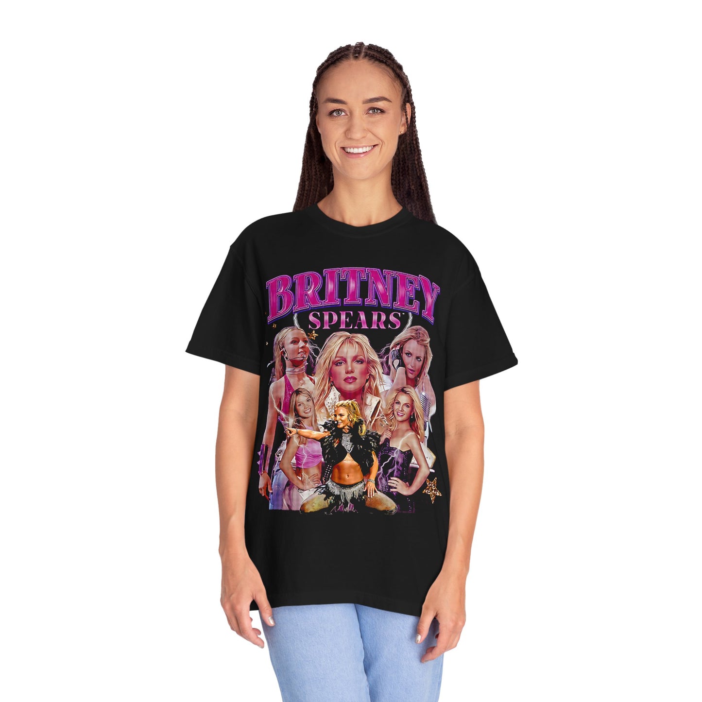 Britney Vintage Pop Star Collage T-Shirt