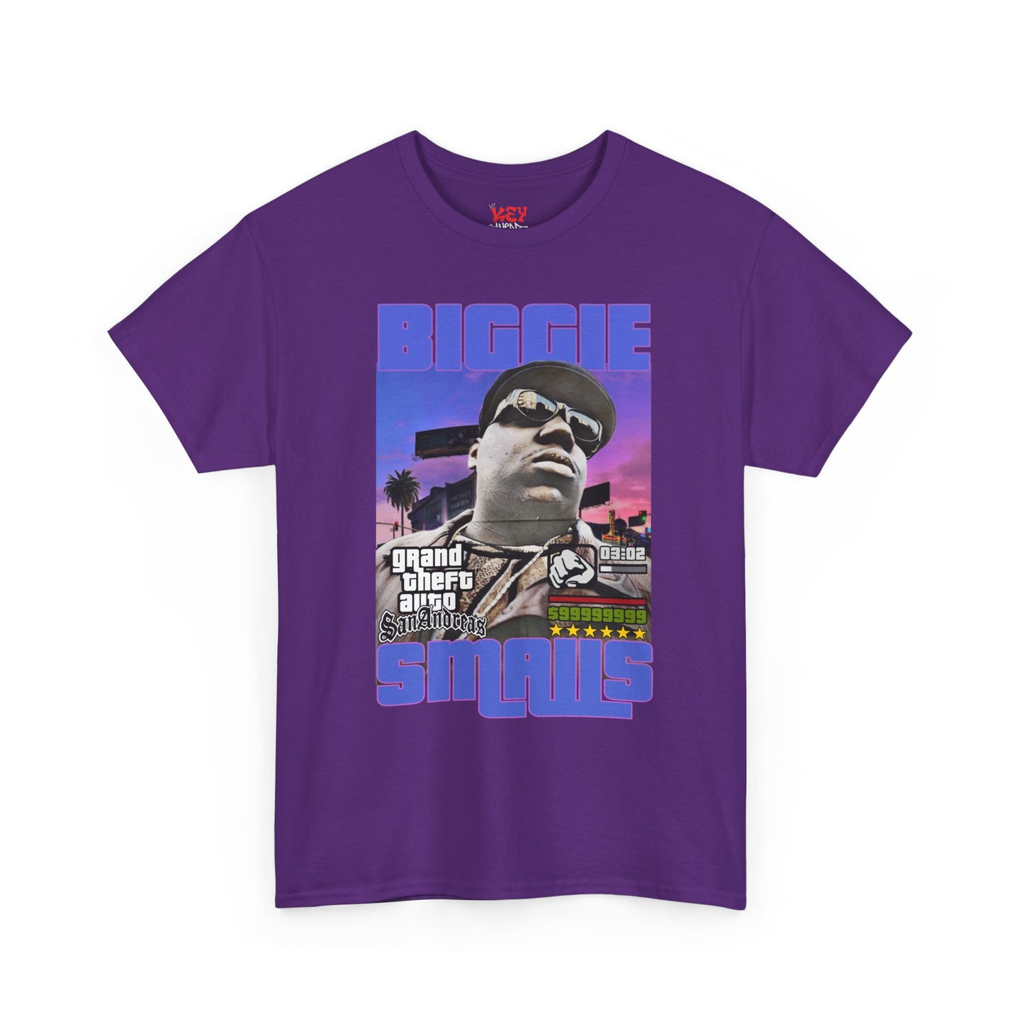 Biggie Tee — Retro Dragon Warrior Graphic T‑Shirt
