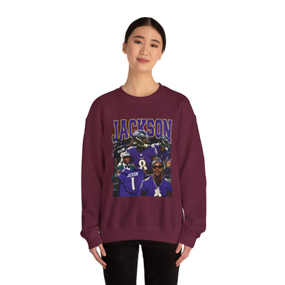 Lamar Jackson Graphic Crewneck Sweatshirt | Cozy Sports Apparel | Unisex Casual Wear | Perfect for Game Day, Gifts, Stylish & Comfy Sweatshirt