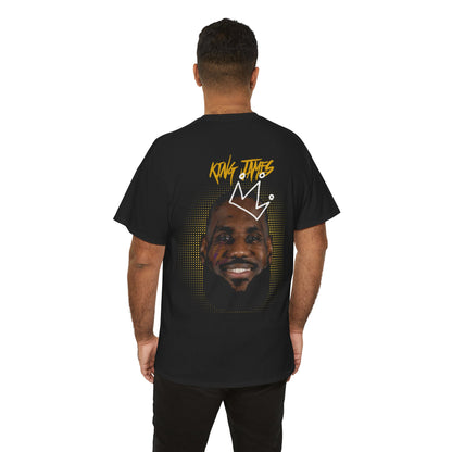 'King'  James Crown Face T-shirt