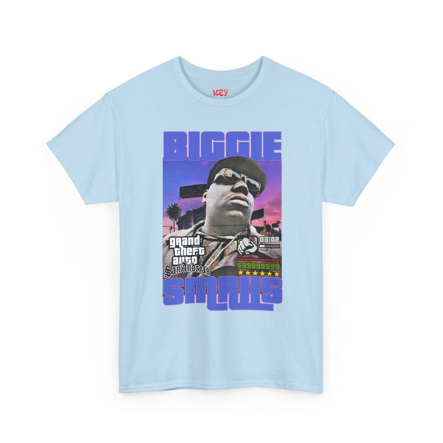 Biggie Tee — Retro Dragon Warrior Graphic T‑Shirt