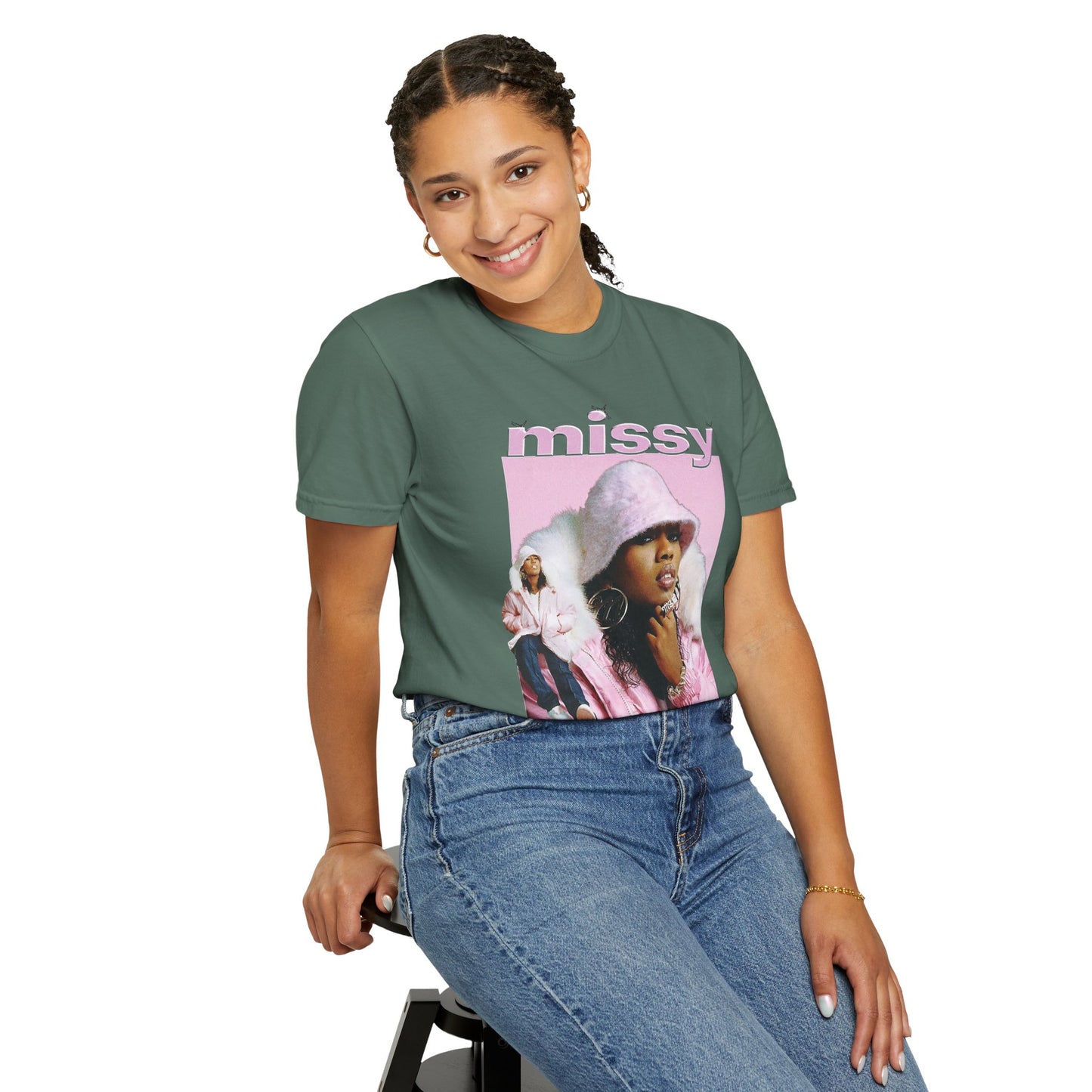 Missy Elliot Graphic T-shirt Portrait