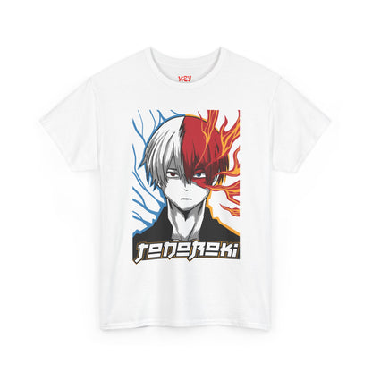 Shoto Todoroki Split Flame & Ice Graphic Tee