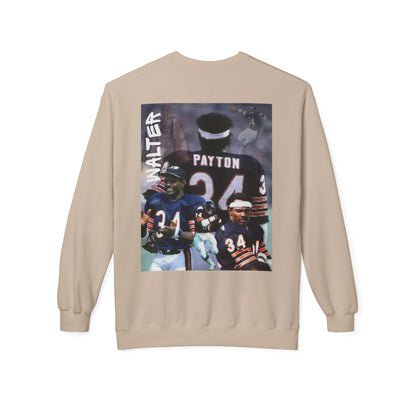 Walter Payton Tribute Crewneck Sweatshirt - Unisex Midweight Fleece