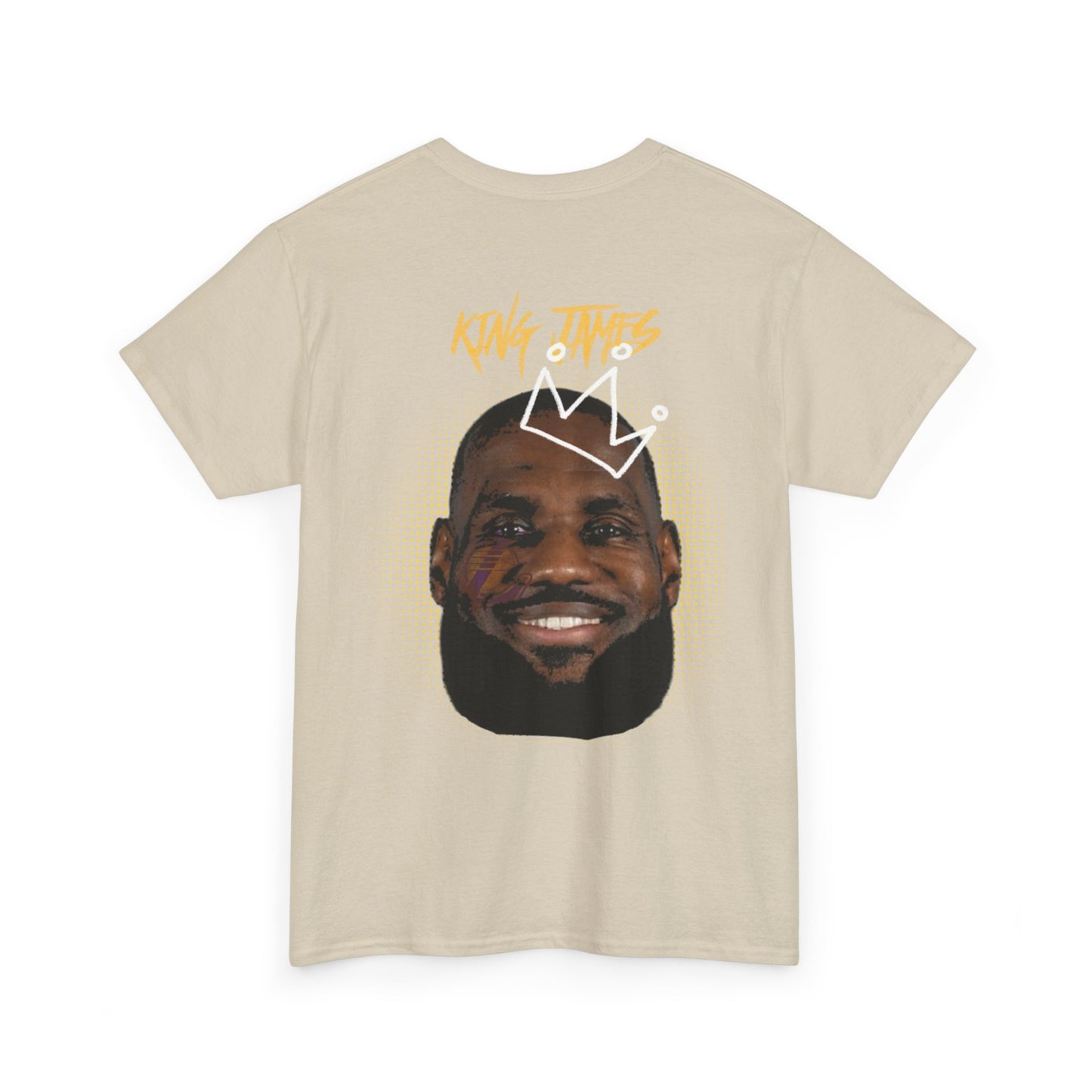 'King'  James Crown Face T-shirt