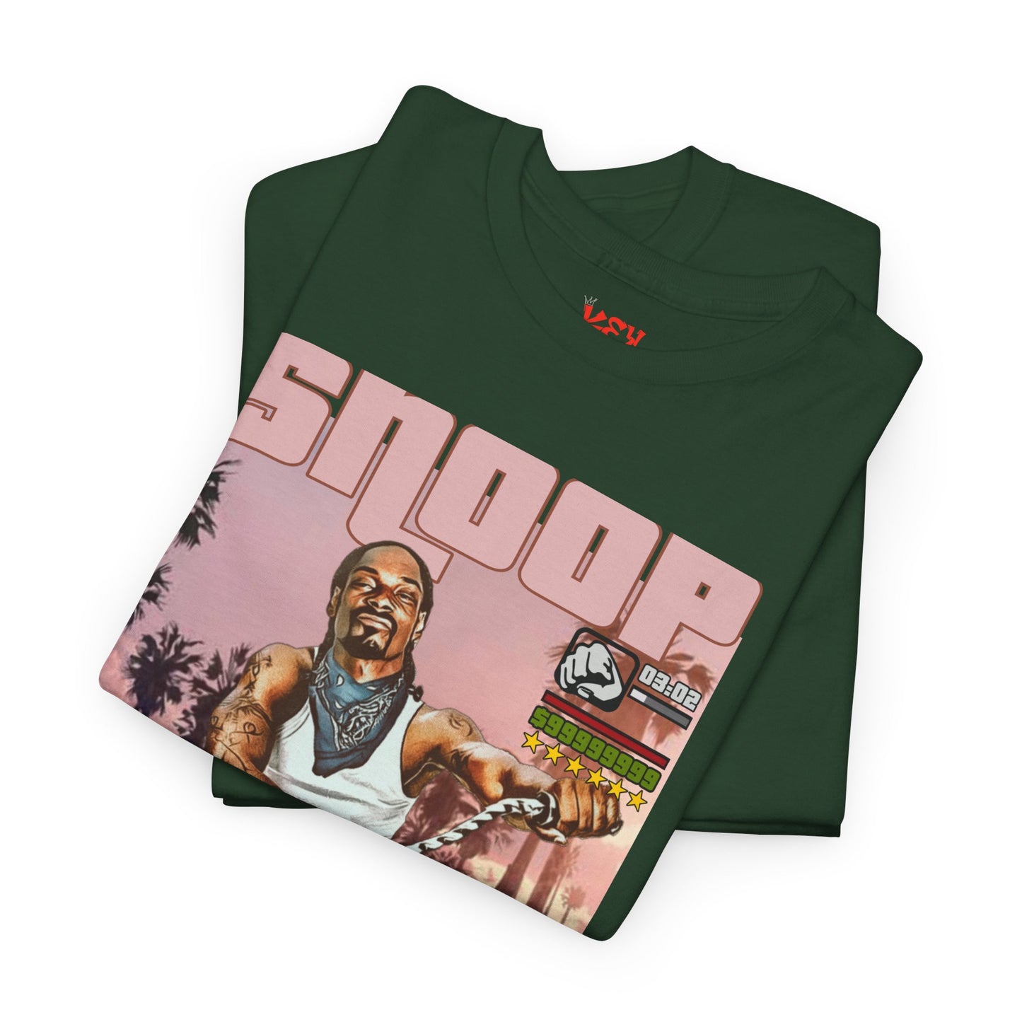 Snoop Retro Pink Hip-Hop Poster Tee