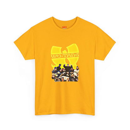 Wu-Tang Clan Logo Photo Tee — Yellow Icon Graphic T-Shirt