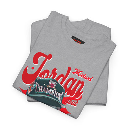 Jordan Champion Tee — Vintage Michael Jordan 6x Finals MVP Basketball Shirt