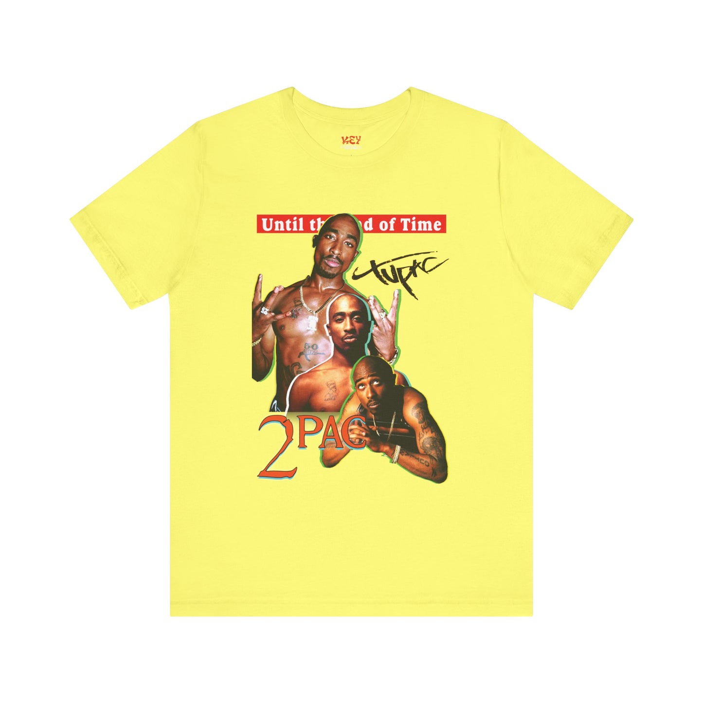 2pac Tribute Unisex Jersey Tee - Until the End of Time Design