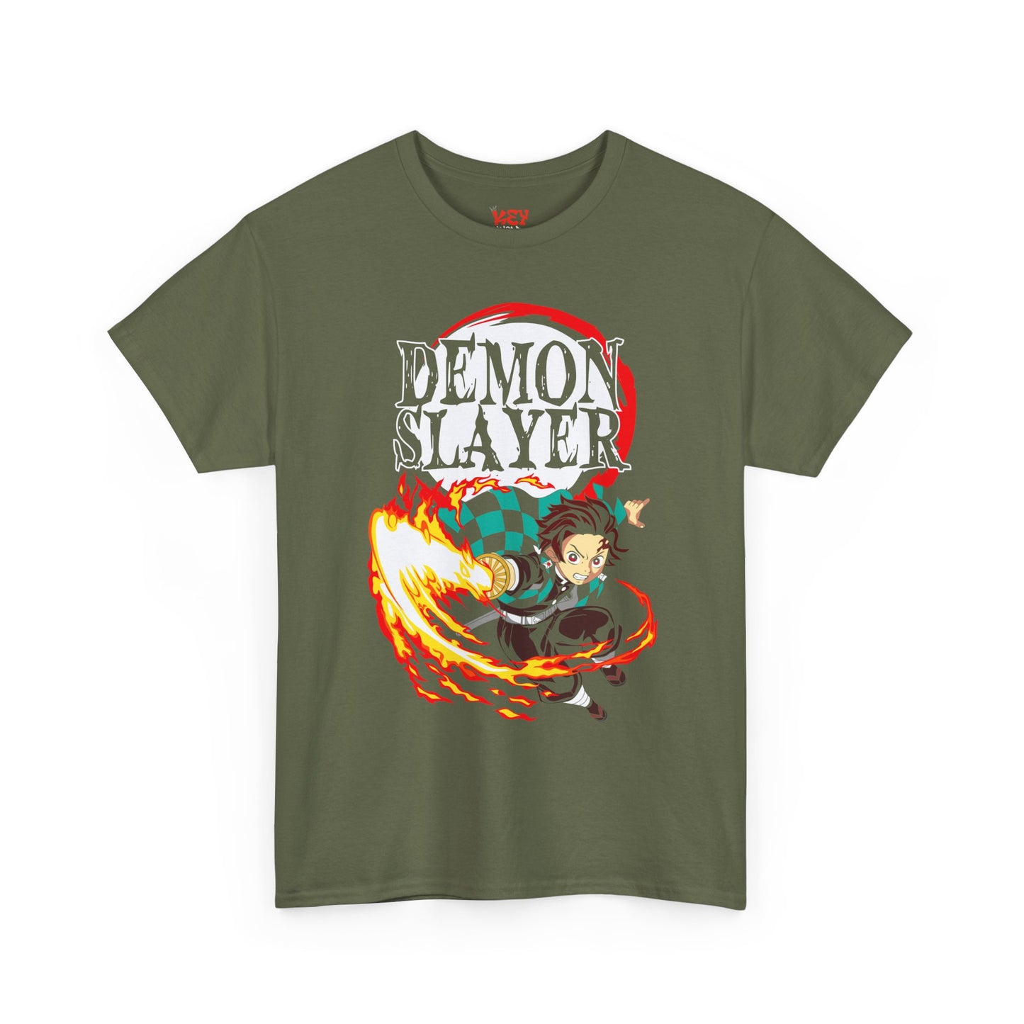 Demon Slayer Graphic Tee — Anime Flame Action Shirt